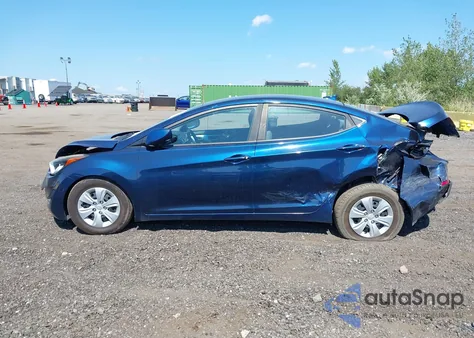 2016 Hyundai Elantra Se из США, поврежденный, VIN 5NPDH4AE0GH747364